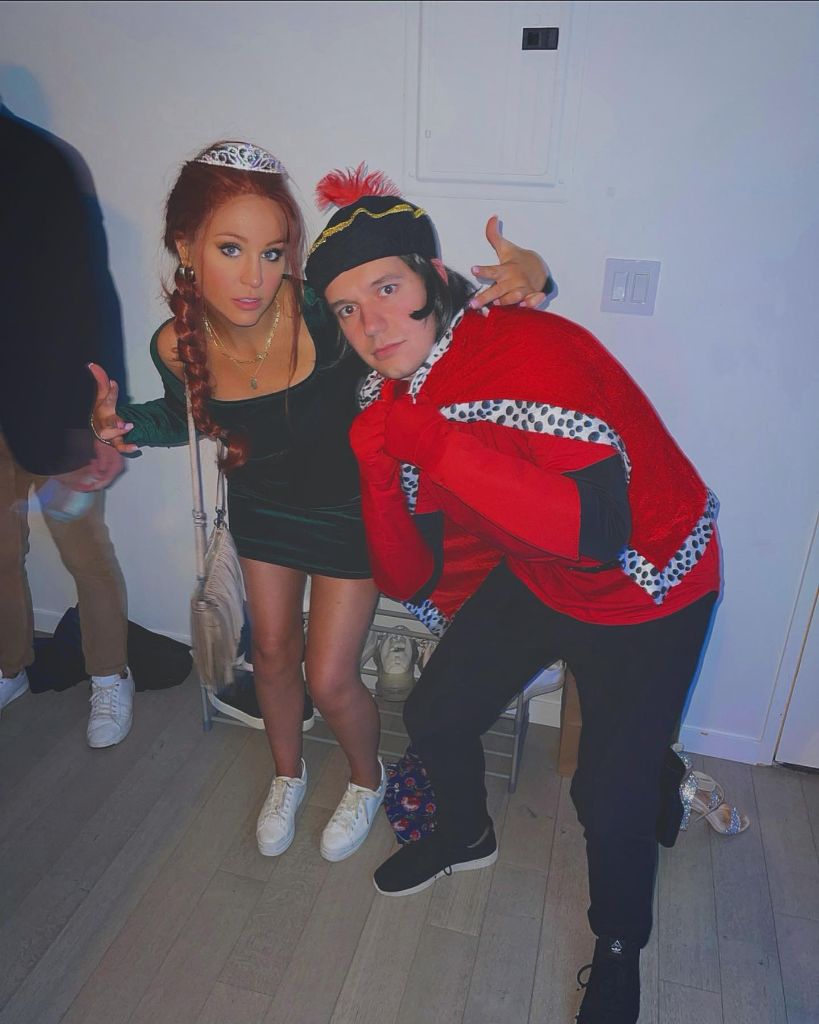 Becky and Drewski Costume Party